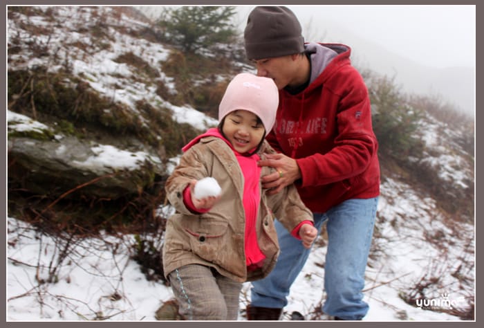 初四：婗的第一場雪│合歡山