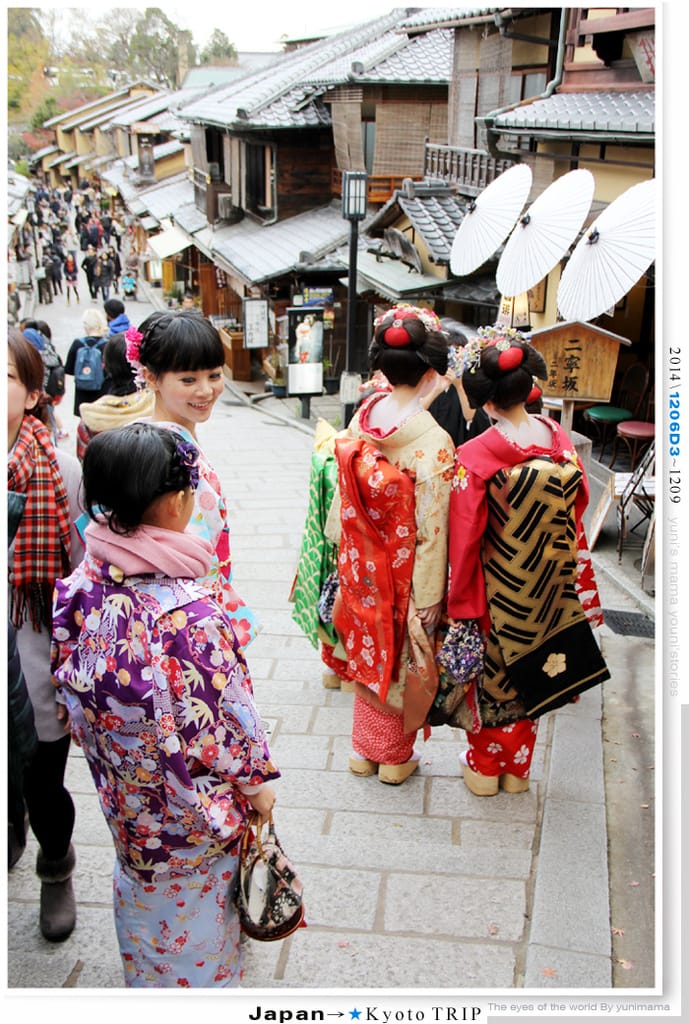 【婗媽看世界】D3：京都│夢館和服：清水寺：二年阪：三年阪(上)