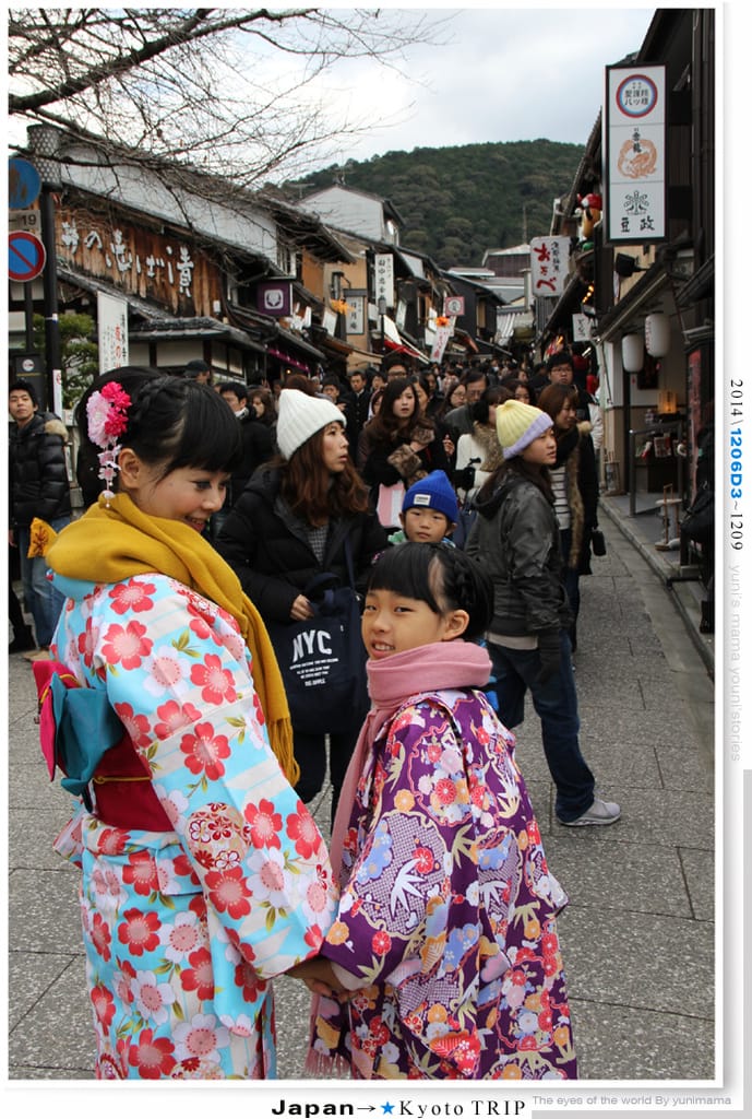 【婗媽看世界】D3：京都│夢館和服：清水寺：二年阪：三年阪(上)