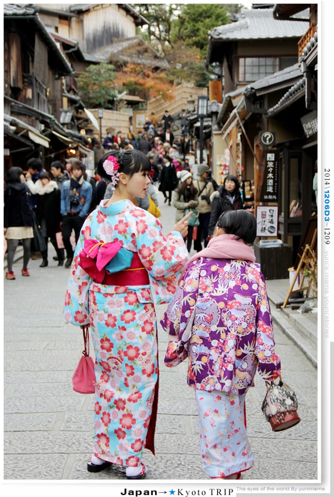【婗媽看世界】D3：京都│夢館和服：清水寺：二年阪：三年阪(上)