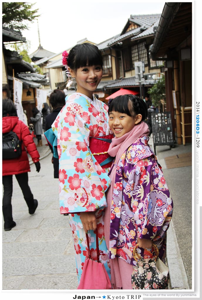 【婗媽看世界】D3：京都│夢館和服：清水寺：二年阪：三年阪(上)