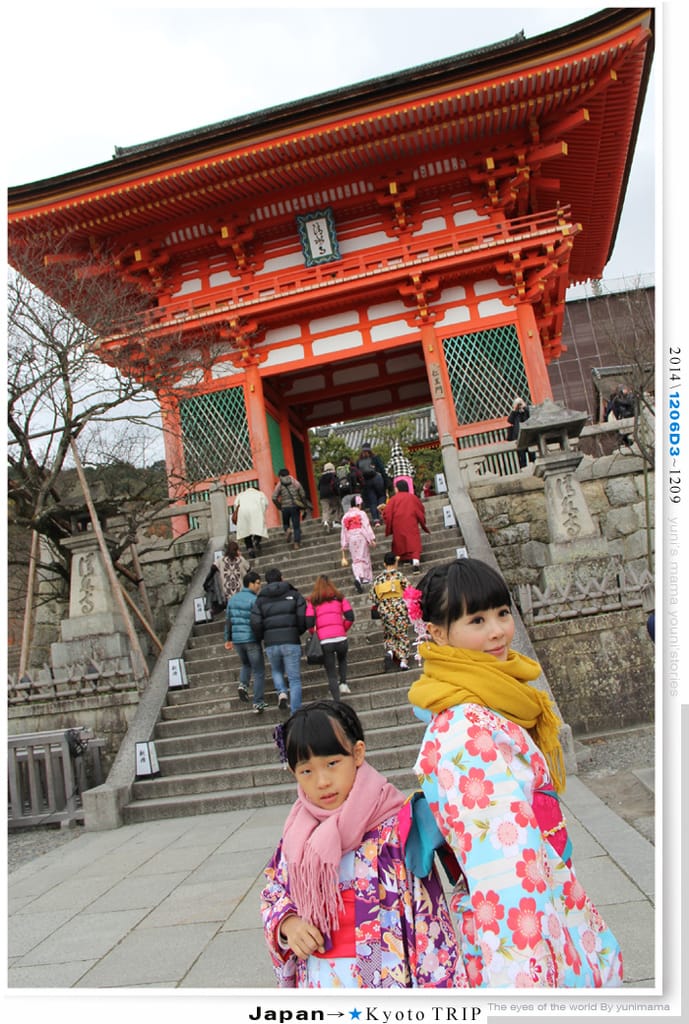 【婗媽看世界】D3：京都│夢館和服：清水寺：二年阪：三年阪(上)