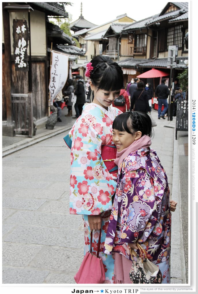 【婗媽看世界】D3：京都│夢館和服：清水寺：二年阪：三年阪(上)