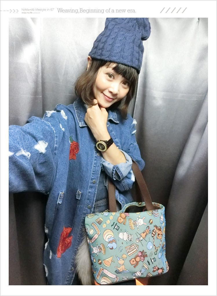 【穿搭】REORE環保手工緹花織畫包:::耐磨耐刮獨特的開心馬戲團織畫包也能搭出個性的自己~