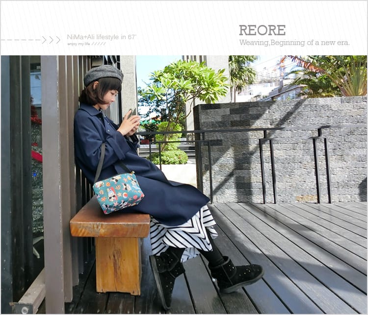 【穿搭】REORE環保手工緹花織畫包:::耐磨耐刮獨特的開心馬戲團織畫包也能搭出個性的自己~