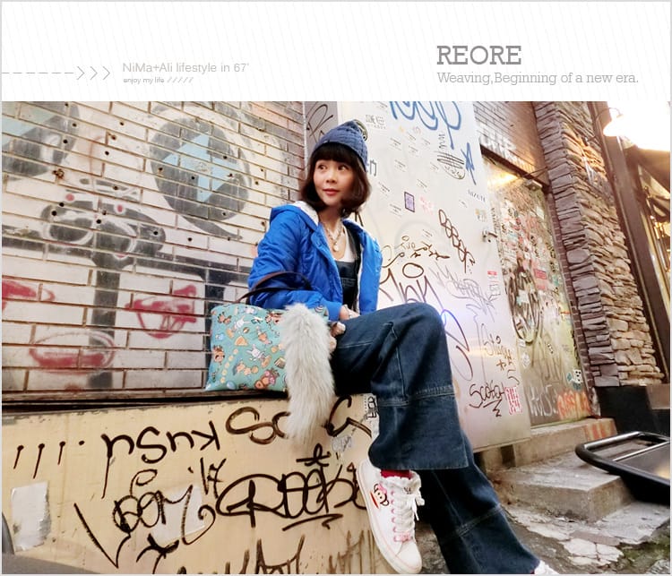 【穿搭】REORE環保手工緹花織畫包:::耐磨耐刮獨特的開心馬戲團織畫包也能搭出個性的自己~