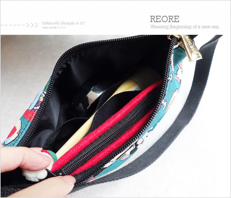 【穿搭】REORE環保手工緹花織畫包:::耐磨耐刮獨特的開心馬戲團織畫包也能搭出個性的自己~