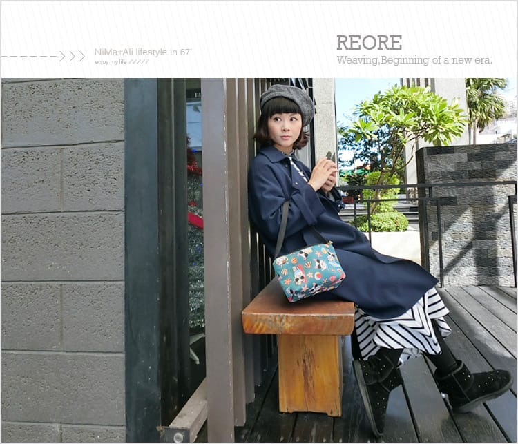 【穿搭】REORE環保手工緹花織畫包:::耐磨耐刮獨特的開心馬戲團織畫包也能搭出個性的自己~