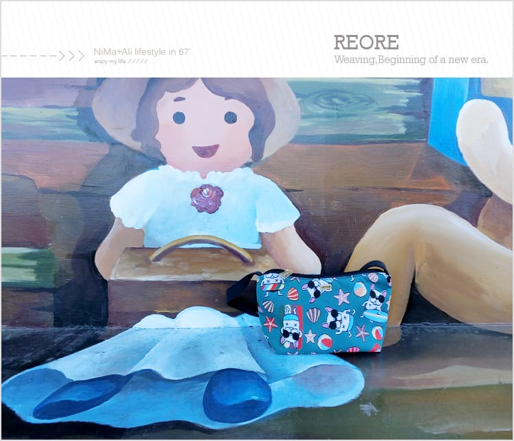 【穿搭】REORE環保手工緹花織畫包:::耐磨耐刮獨特的開心馬戲團織畫包也能搭出個性的自己~