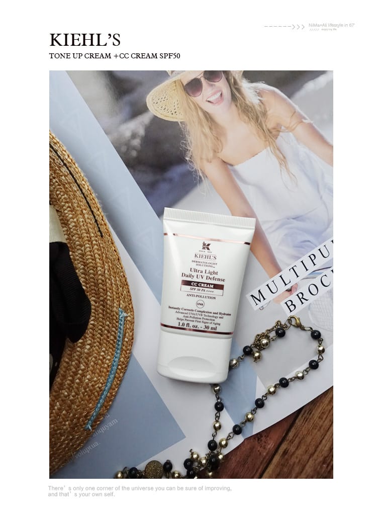 【美妝】KIEHL’S素顏霜:會「發光」的防曬霜SPF50革命雙效UV,一瓶搞定夏日清爽透亮的好氣色! - 第8張圖 【美妝】KIEHL’S素顏霜:會「發光」的防曬霜SPF50革命雙效UV,一瓶搞定夏日清爽透亮的好氣色!
