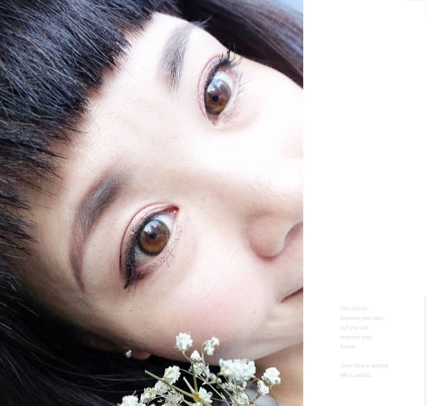 眼妝::: Luēna MAKE露葳娜彩色隱形眼鏡、抗uv保濕配方讓眼神水潤舒適