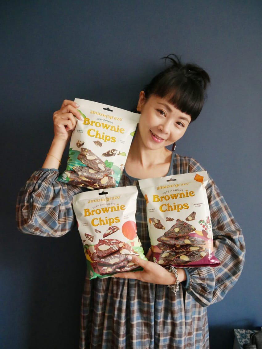 喬山叔叔健康零食Amazin Graze巧克力布朗尼脆片 喬山生機非油炸健康取向零食Amazin Graze巧克力布朗尼脆片