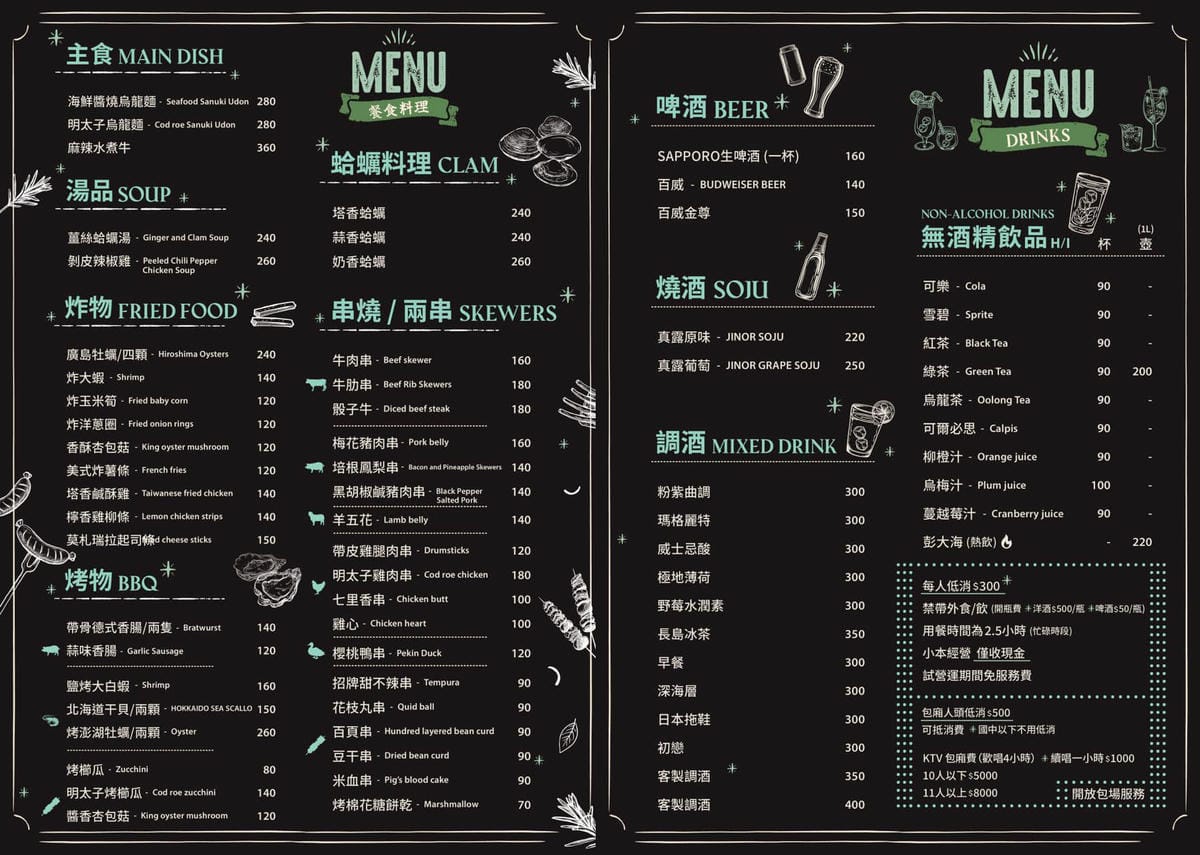 桃園美食派對桃園餐酒館,民權拾酒菜單.jpg 桃園美食派對桃園餐酒館,民權拾酒菜單.jpg