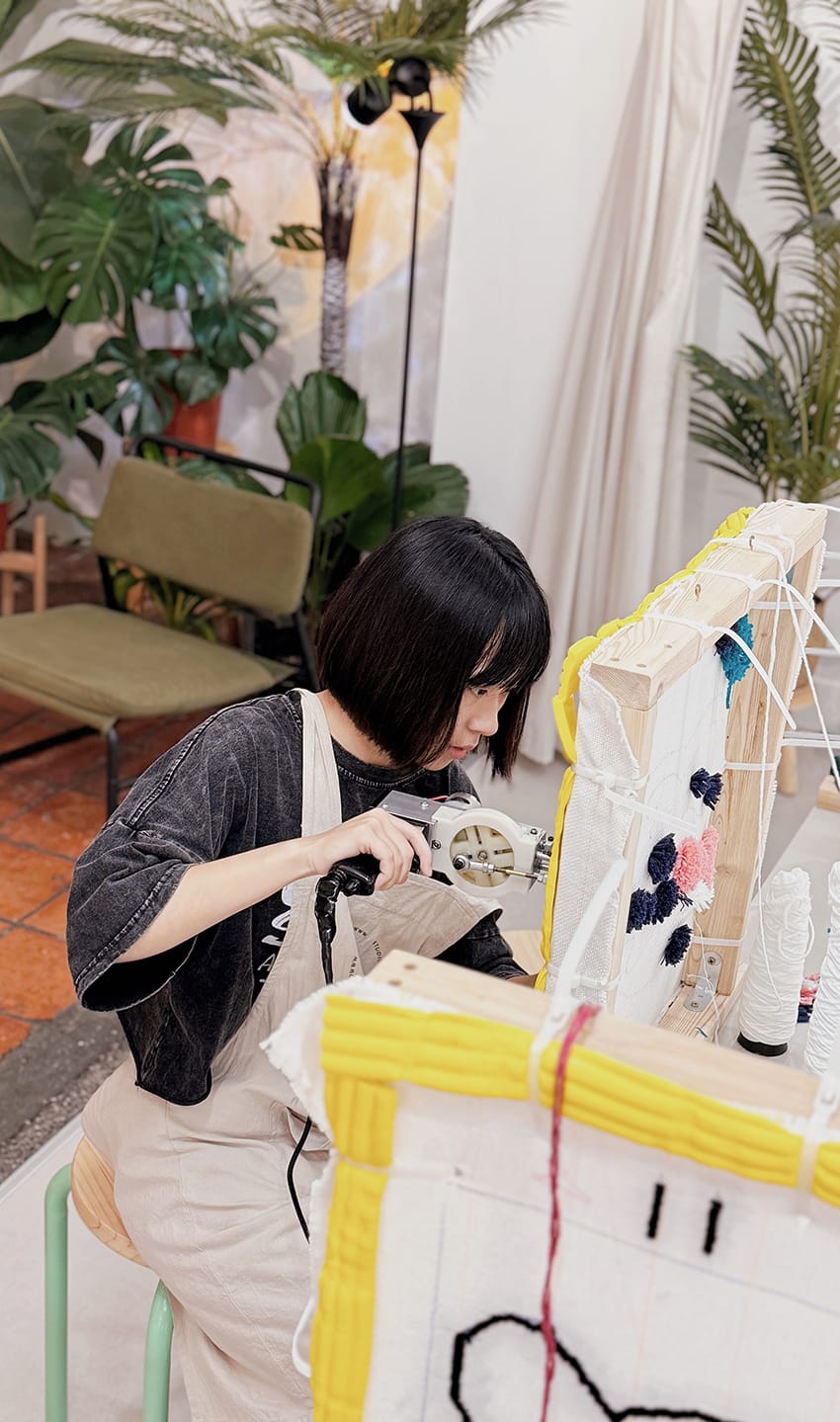 slowww Studio森林慢工室Craftopia台北手作地簇絨槍tufting