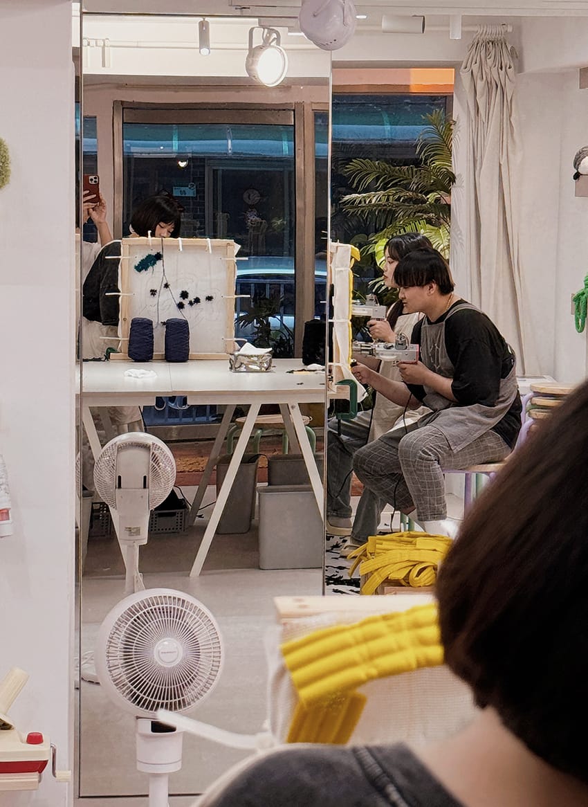 slowww Studio森林慢工室Craftopia台北手作地簇絨槍tufting